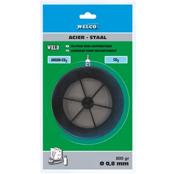 Welco Lasdraad Staal 0,8mm 800 Gr