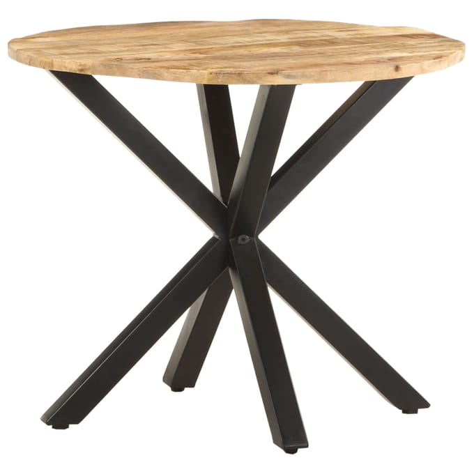 vidaXL - Bijzettafel - 68x68x56 - cm - massief - mangohout