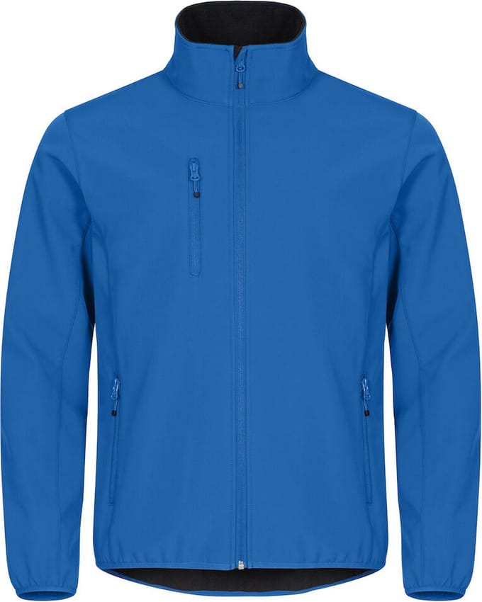 Clique Basic Softshell Jas Heren Kobalt maat S