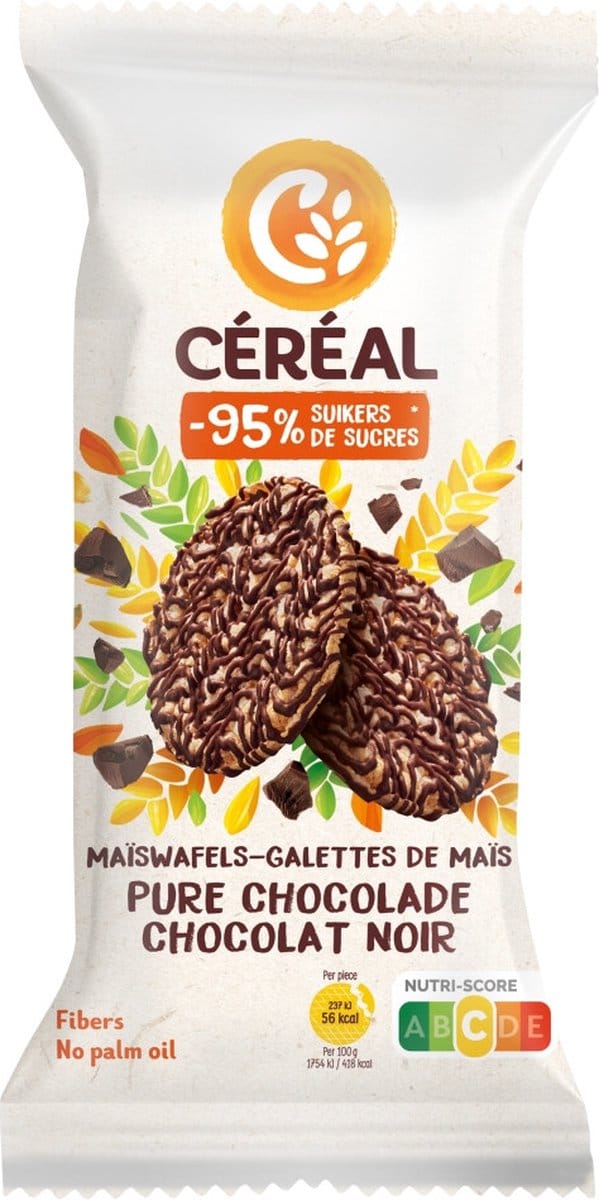Céréal Maiswafel Puur - 6 x 108 gr - Voordeelverpakking