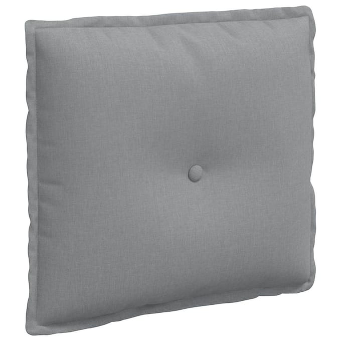 vidaXL - Rugkussen - Lichtgrijs - 200 - x - 19 - x - 50 - cm - Stof