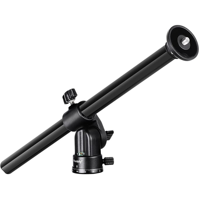 Manbily ZW-02 Extension de trépied rotatif Bras de flèche pour trépied Colonne centrale multi-angle avec verrouillage noir