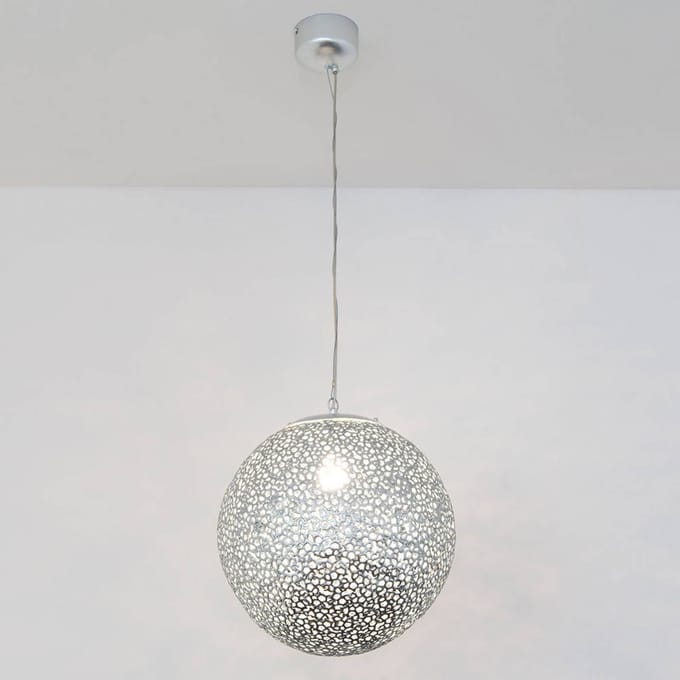 Holländer Hanglamp Utopistico in zilver Ø 40 cm