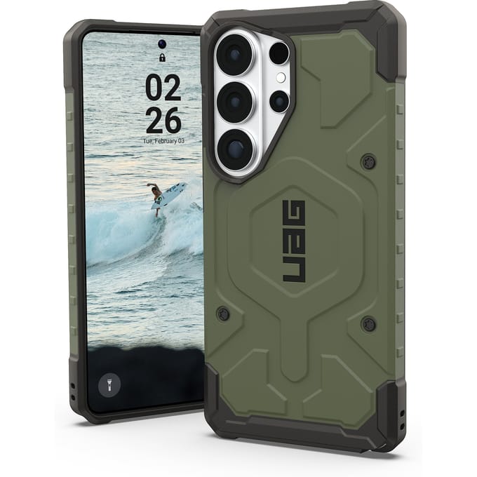 Uag Pathfinder Magnétique - Coque avec Module Magnétique Intégré pour Samsung Galaxy S26 Ultra (olive)