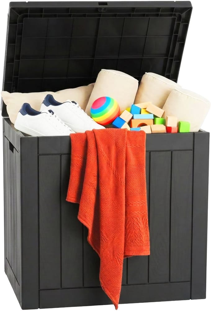 Tuinkussenbox - 118 liter - zwart