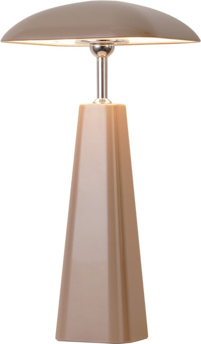 Bureaulamp Piazza LED op accu taupe