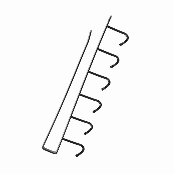 Multifunctioneel Keuken Opbergrek Kastplank Hanghaak Kledingkast Organizer Houder Zwart
