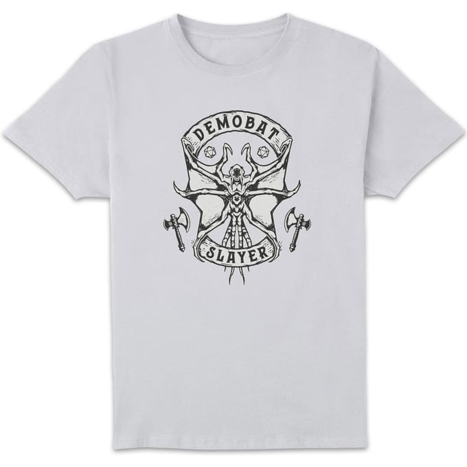 Stranger Things Demobat Slayer Unisex T-Shirt - Wit - M