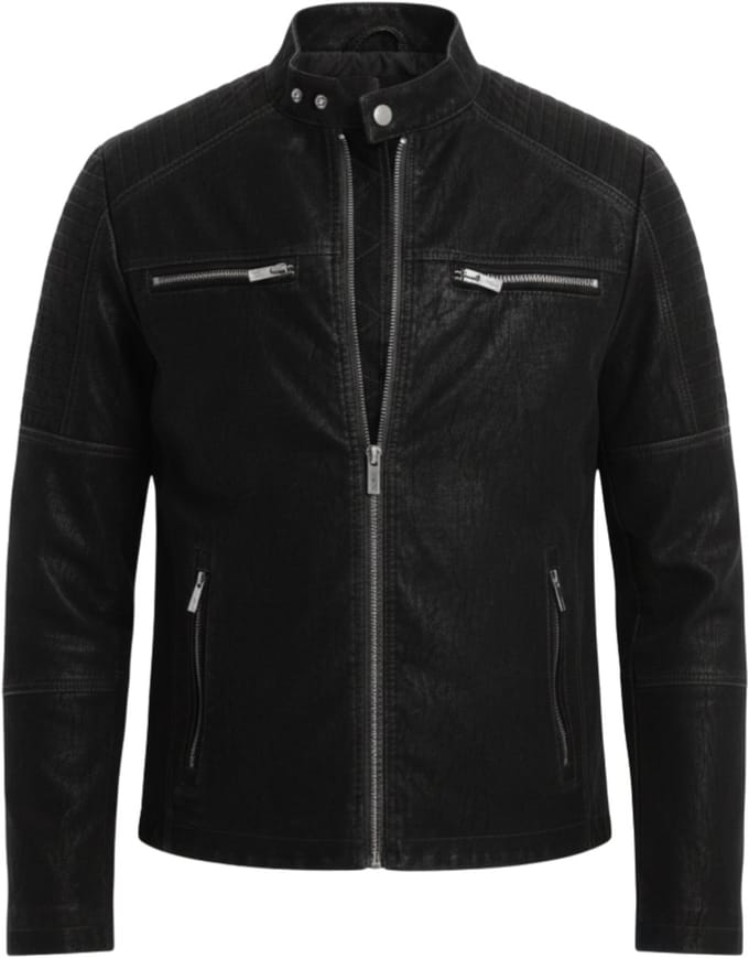 OMBRE Jas - Rits - Effen Zwart M