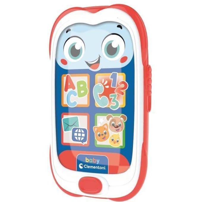 Le Smartphone de Bébé Parlant - CLEMENTONI - Jouet Educatif Interactif - 12 Mois - Fonctions Interactives - Contenu Musical