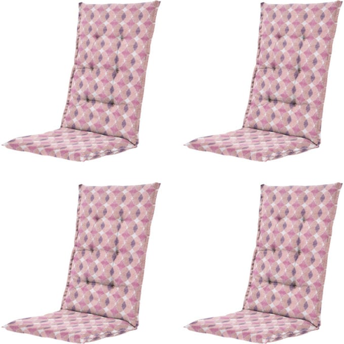Madison kussen hoge rug rae - 123x50x5cm set van 4
