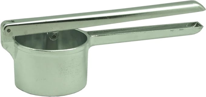 Passatelli Masher - Deegpers - Pasta Maken - Vaste Schijf - 26 x 9 x 62 cm - Zilver