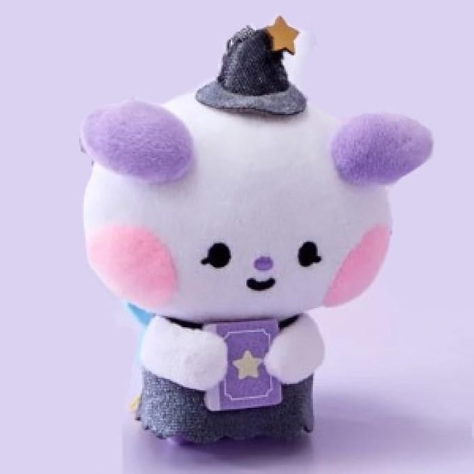 ATEEZ - [MIGHTEEZ Wonder Room] Pluche Sleutelhanger JJONGYO (JONGHO) gray