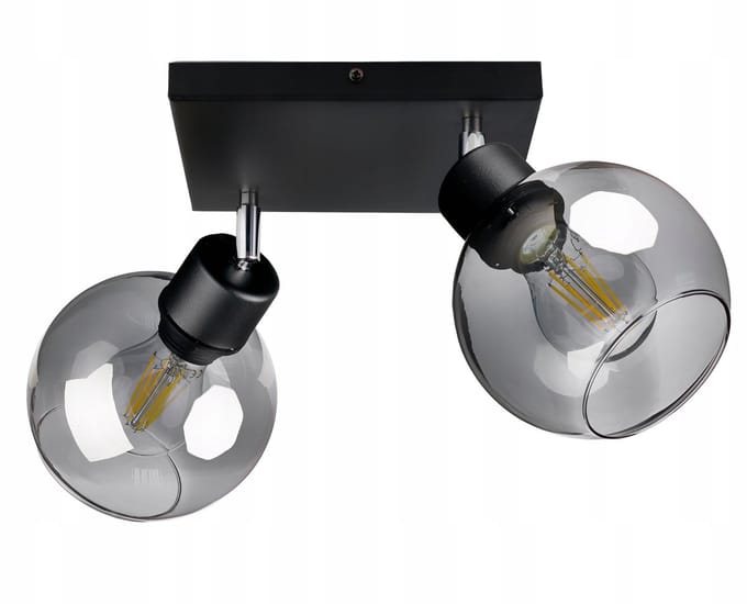 Moderne Plafondlamp met Glazen Bol - Verstelbaar