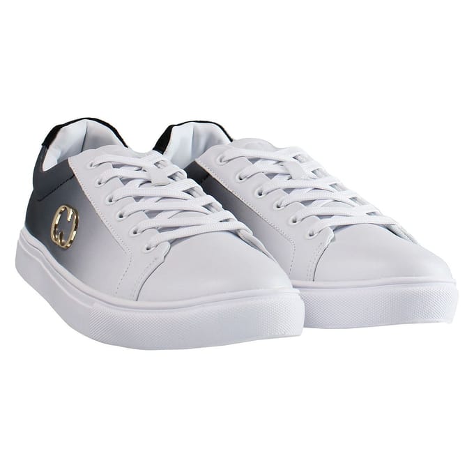Criminal Damage Drift Heren Wit/Zwart Trainers
