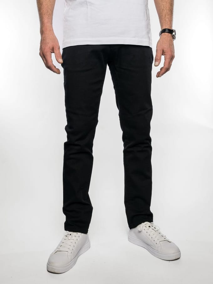 Brams Paris - Heren Jeans - Lengte 32 - Stretch - Danny - Zwart