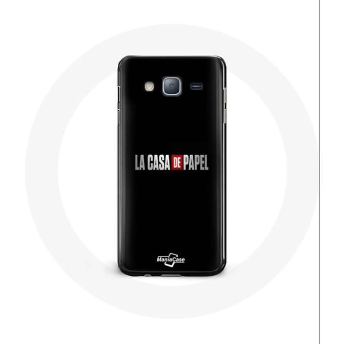 Coque - La casa de papel - Samsung Galaxy J3 2016 Plus - Souple - Noir - Protection
