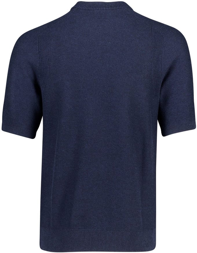 donkerblauwe Boss Orange Kencel knitted T-shirt