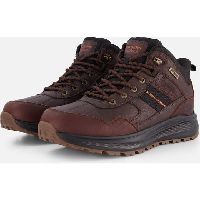 Skechers SLADE ULTRA - TURNER Heren Instappers - Roodbruin