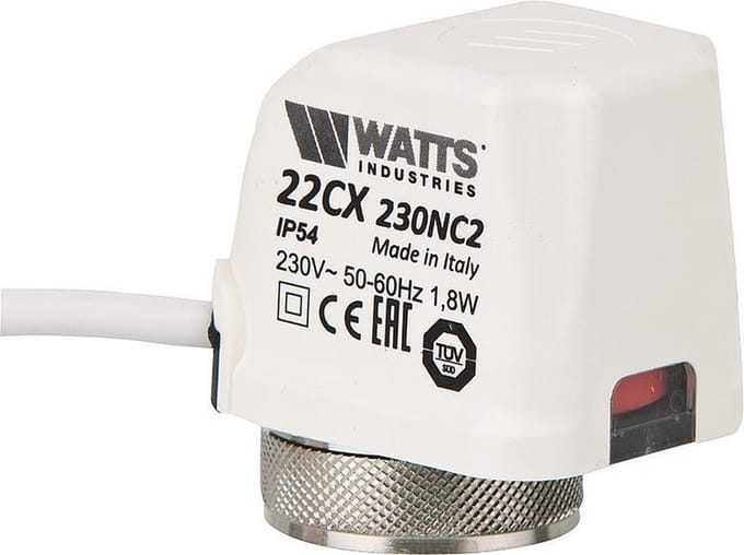 Watts Vision Elektrische servomotor 22CX230NC2 - 230 V - M30 x 1,5