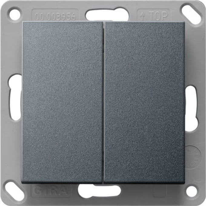 Gira 2-Gang Bluetooth Wandzender Antraciet - 246228