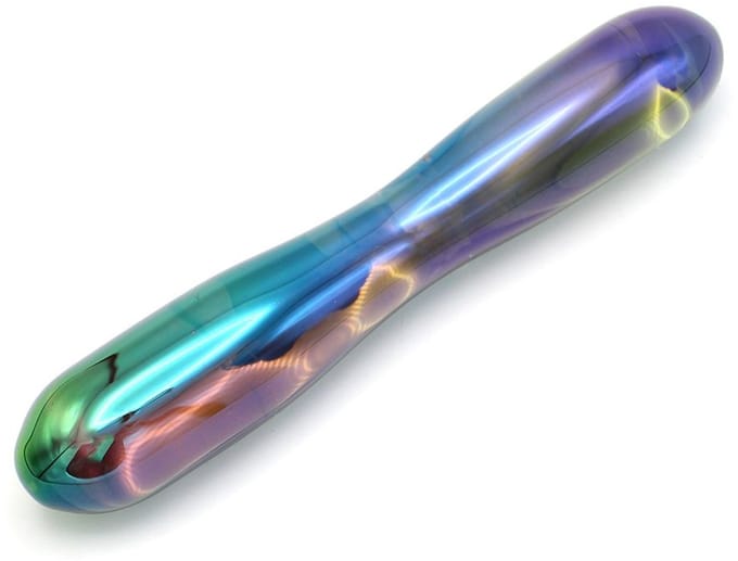 Kiotos Glass - Glazen Dildo Smooth - Rainbow