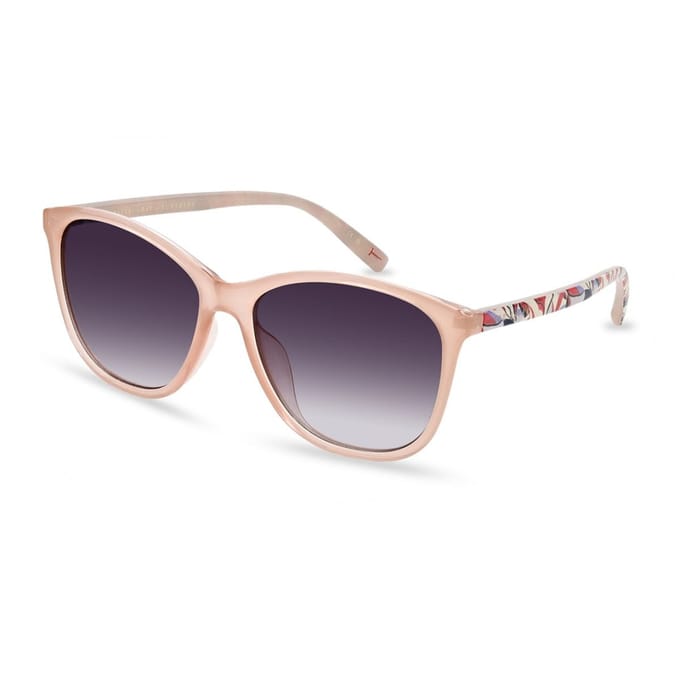 Ted Baker TB1646 Delfi 203 transparant roze grijs gradiÃ«nt zonnebril