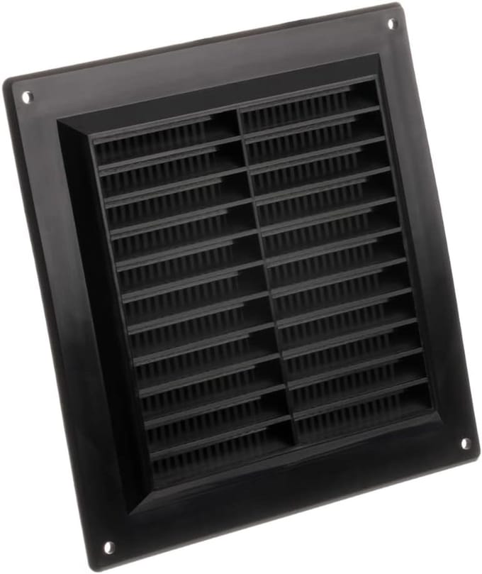 Ventilatierooster met Insectenbescherming - 150x150mm Rooster voor Efficiënte Ventilatie