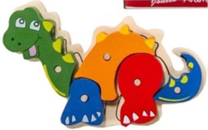 puzzel peppa pig 7 stujes 29.5 cm lang 21 cm hoog