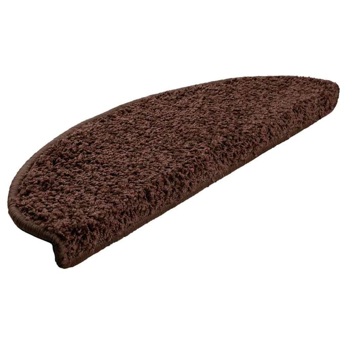 vidaXL - Trapmatten - 30 - st - 65x21x4 - cm - Bruin - Halfrond - Groot