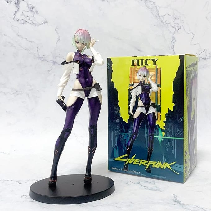 Cyberpunk Lucy Rebecca David Martinez Johnny Silverhand Actiefiguur Speelgoed with box