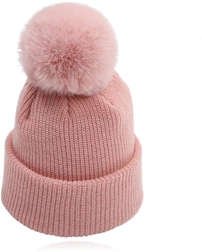 LGT JWLS Dames Beanie in Roze - Met Pompon