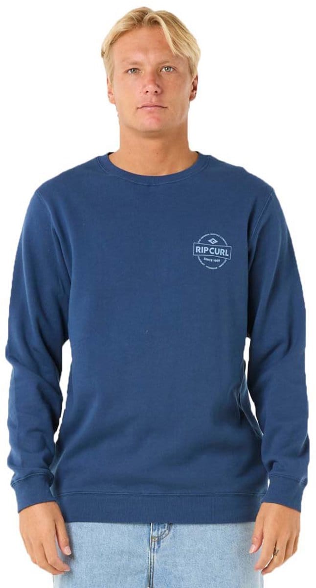 Rip Curl Stapler Crew - Washed Navy