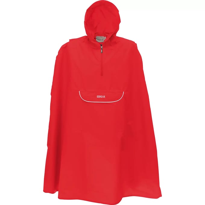 Pro-X Elements - Opbergbare regenponcho voor kinderen - Pasino - Rood - maat 164cm