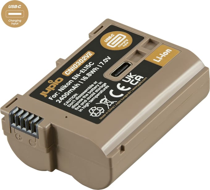 EN-EL15C *ULTRA C* (USB-C input) 2400mAh