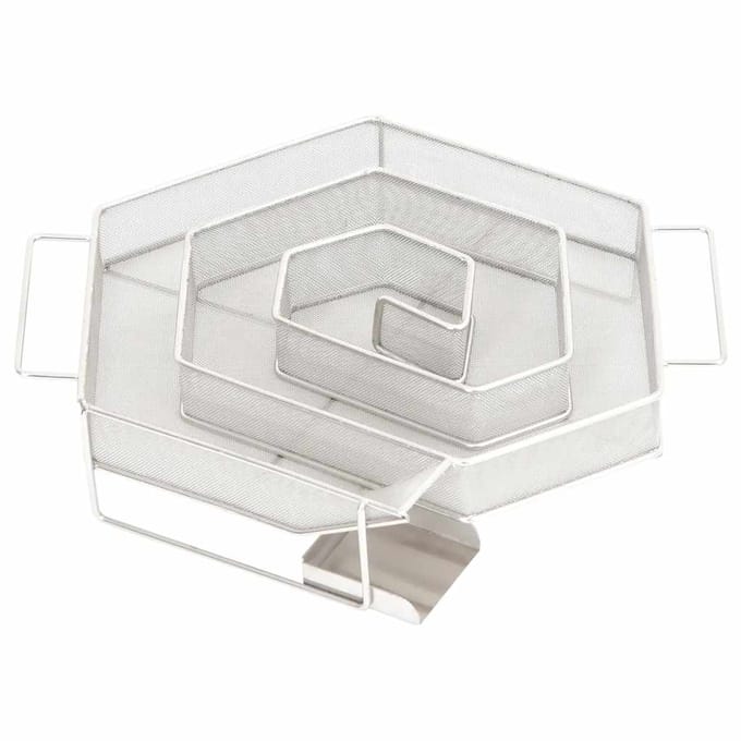 vidaXL - Rookgenerator - koud - 6-hoekig - 22,5 - cm - roestvrij - staal