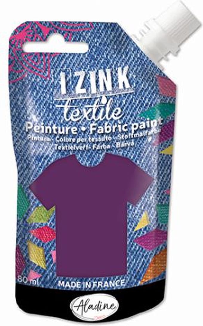 Izink Fabric Paint Textile Violet Cachemire 50 ml