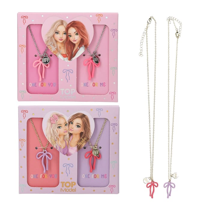 Depesche - TOPModel BFF kettingen met strik - 1 set