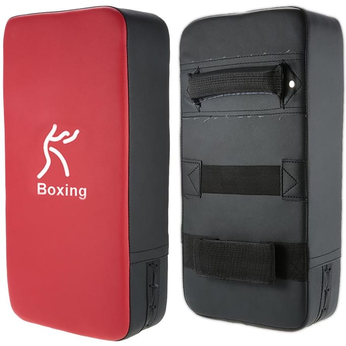 Rechthoekig kickpad Voetfocus Doelpad Strike Shield voor boksen Karatetraining black
