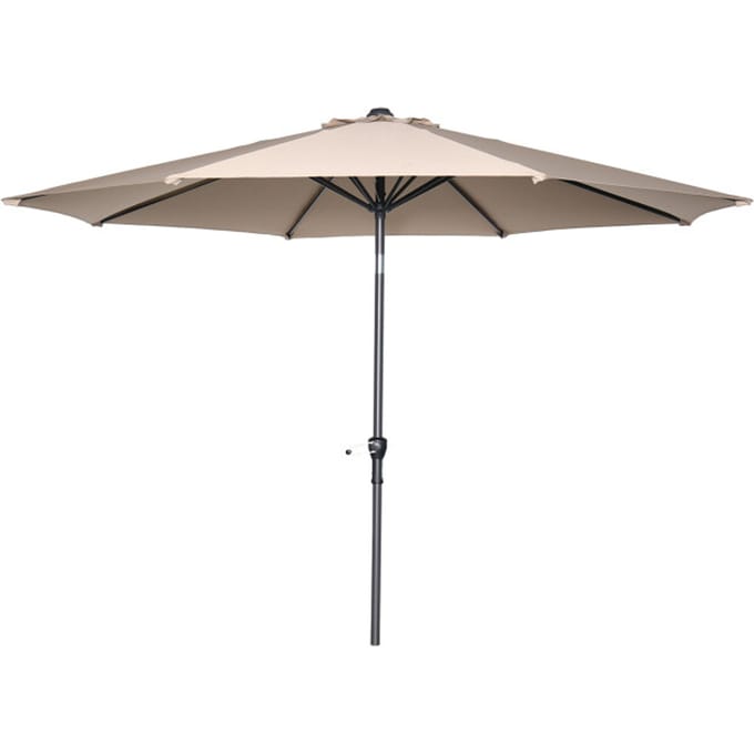 Garden Impressions Lotus parasol Ø300 cm carbon black -
