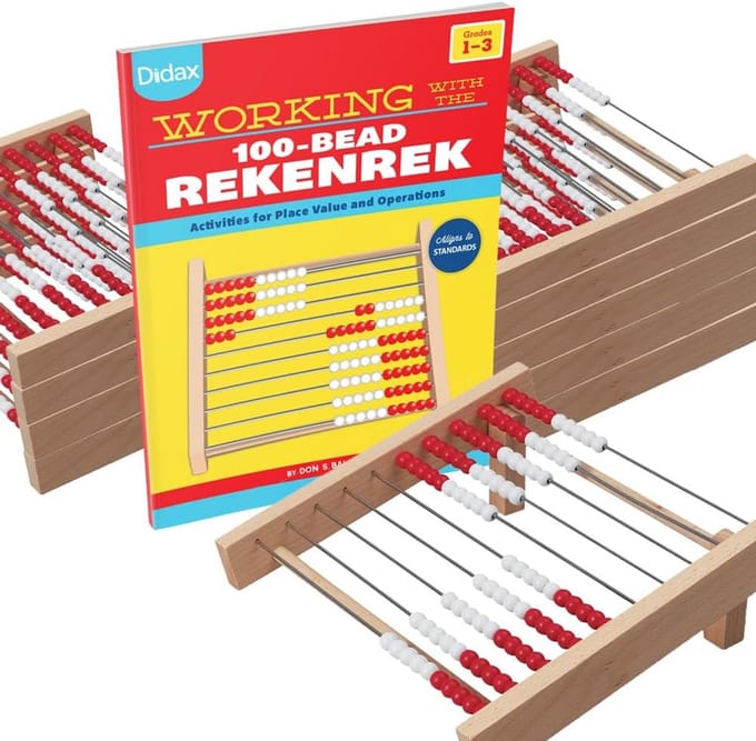 Rekenrek Groep Set met 100 Telramen