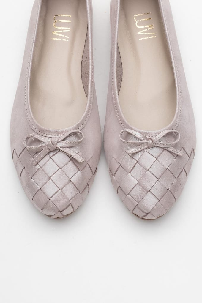 Nopos Leren Cap Toe Ballerina