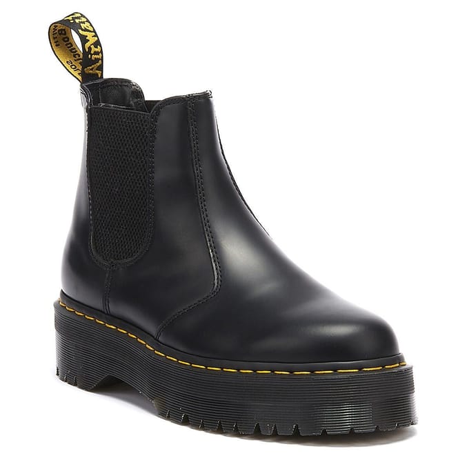 Winkel Voor 2976 Quad Smooth Polished Zwarte Laarzen Voor Dames
