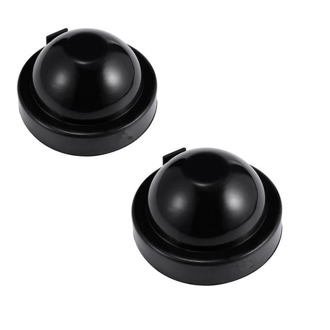 2 stuks rubberen behuizing afdichtingsdop stofkap voor HID LED-conversie autokoplampset black