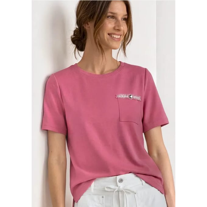 Shirt met decoratieve borstzak