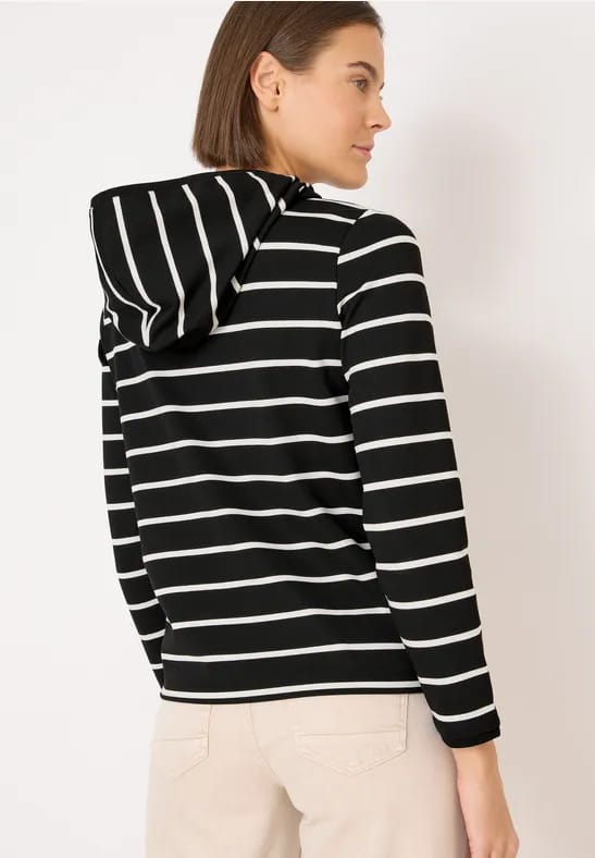 Gestreepte hoodie