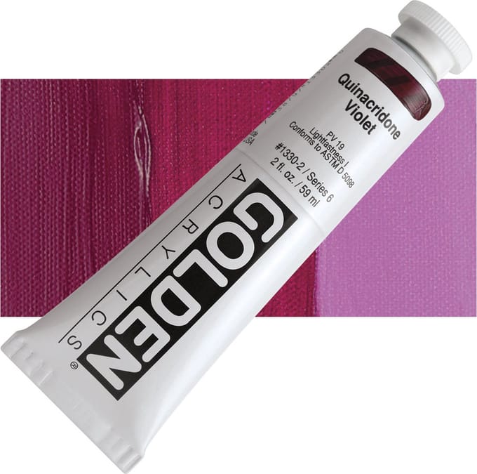 Golden Heavy Body Acrylverf Serie 6 Quinacridone Violet