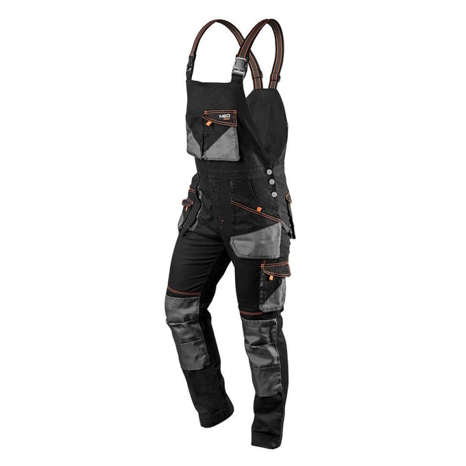 NEO Ogrodniczki HD Slim - Werkbroek - XL - Elastisch - Versterkte Knieën