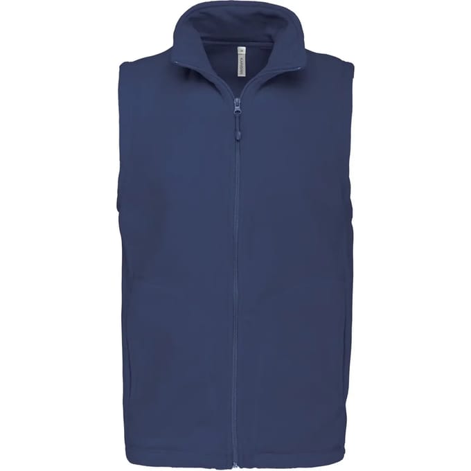 Fleecebodywarmer 'Luca' merk Kariban maat L Deep Blue