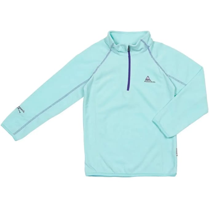 Microfleece sweatshirt met halve rits voor meisjes Peak Mountain Fafine